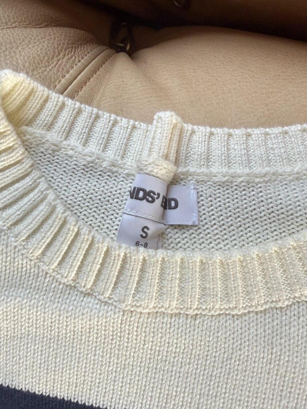 Lands End Women's Drifter Jersey Crewneck Sweater - Picture 3 of 3